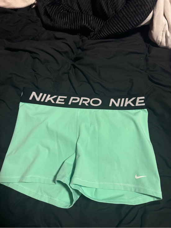 Nike Pants - Nike Pro Women's Mint Green Performance Bike Shorts